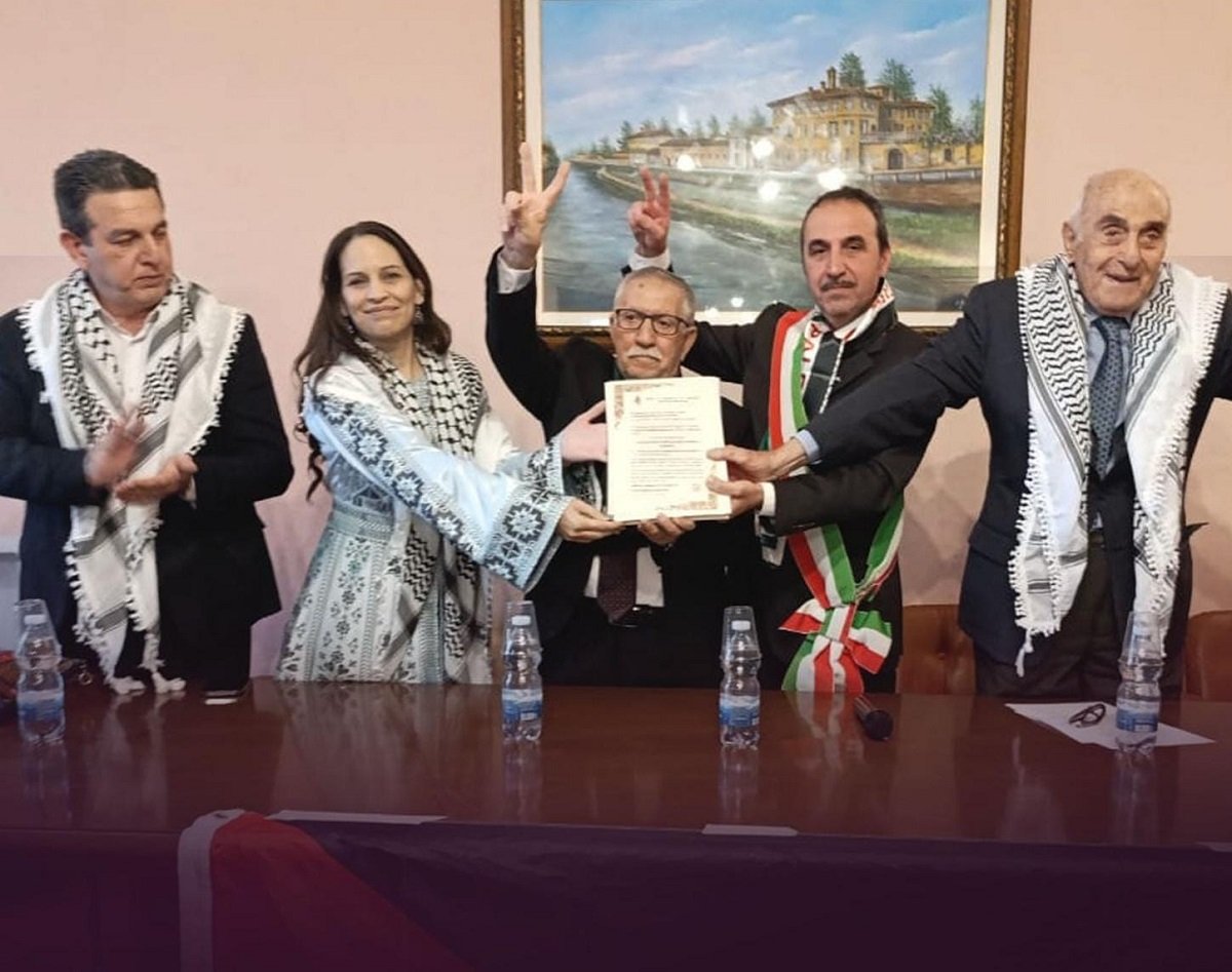 بلدية "كاسيتينا دي لوجنيانو" بشمال ايطاليا تعترف بدولة فلسطين
